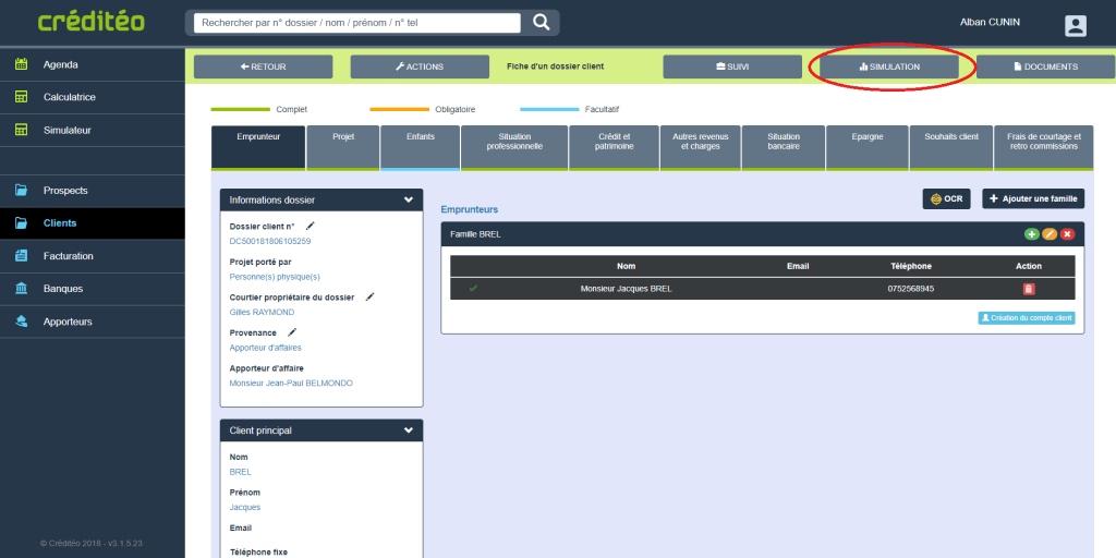 logiciel courtage credit immobilier simulation facturer